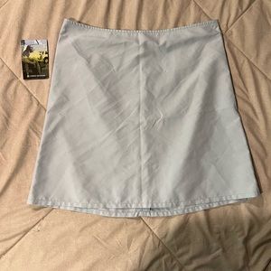 Light Blue Carve Design Skirt